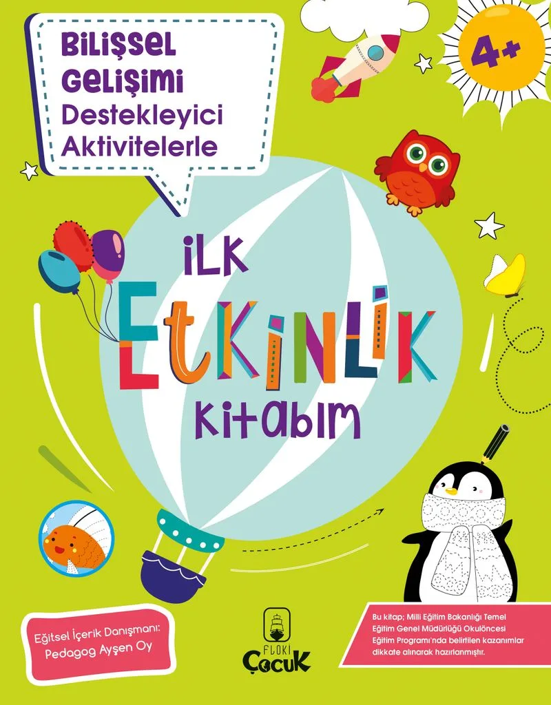 Bilişsel Gelişimi Destekleyici Aktivitelerle İlk Etkinlik Kitabım