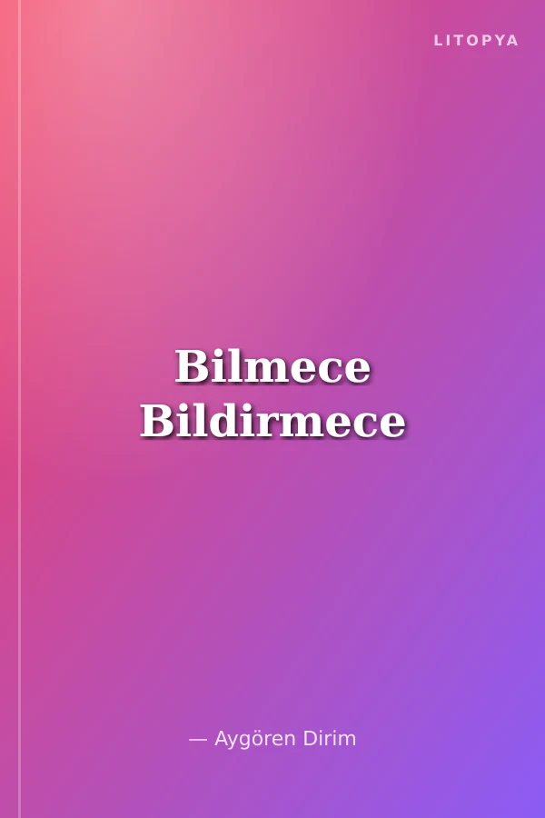 Bilmece Bildirmece