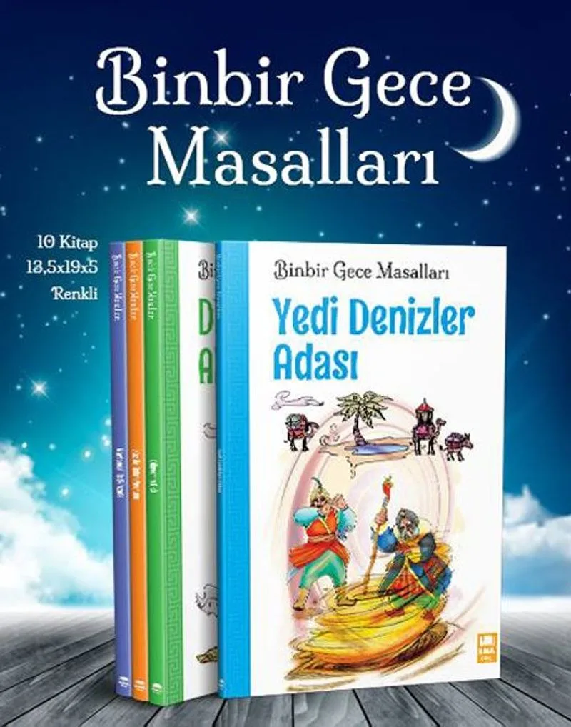 Binbir Gece Masalları Seti (10 Kitap Takım)