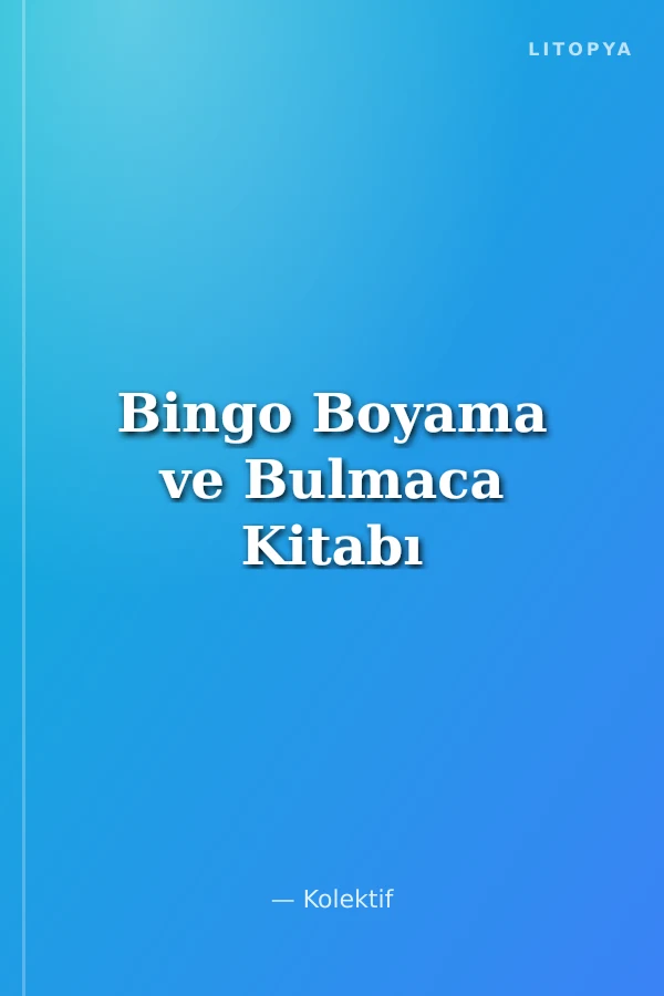 Bingo Boyama ve Bulmaca Kitabı
