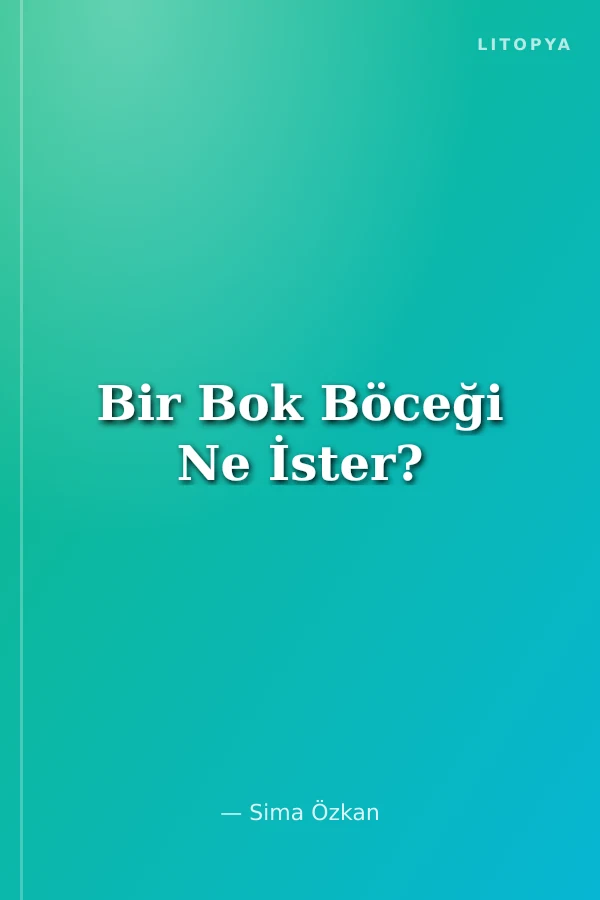 Bir Bok Böceği Ne İster?