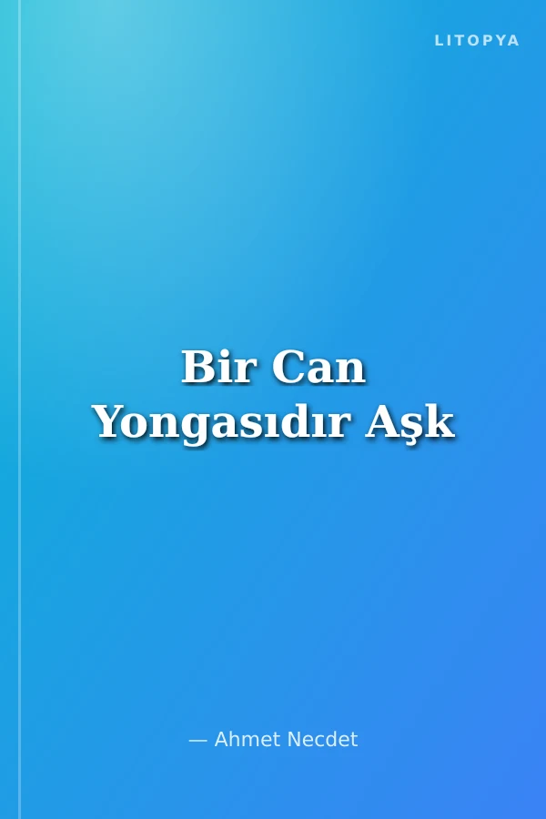 Bir Can Yongasıdır Aşk