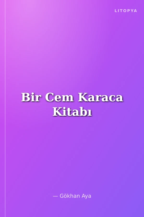 Bir Cem Karaca Kitabı