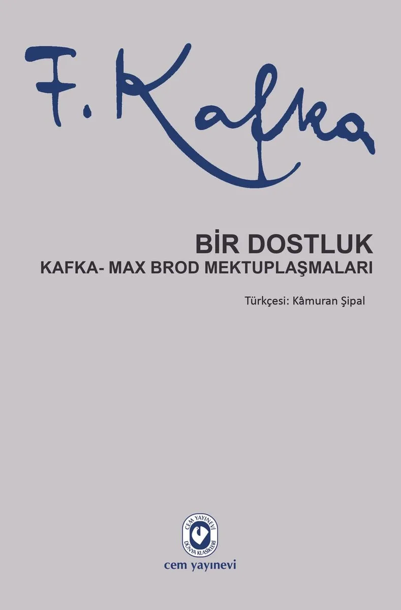 Bir Dostluk Kafka - Max Brod Mektuplaşmaları