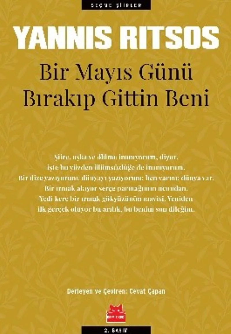 Bir Mayıs Günü Bırakıp Gittin Beni Seçme Şiirler