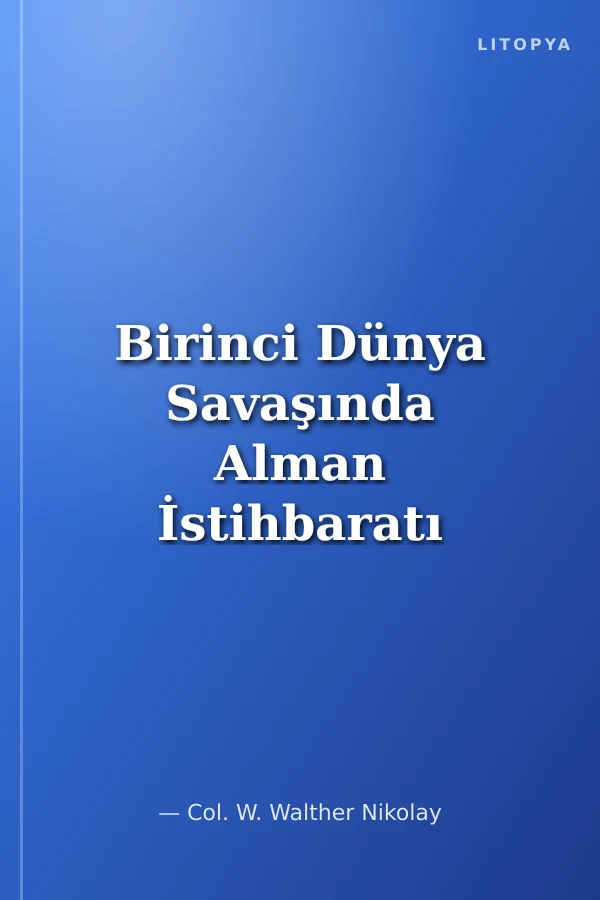 Birinci Dünya Savaşında Alman İstihbaratı