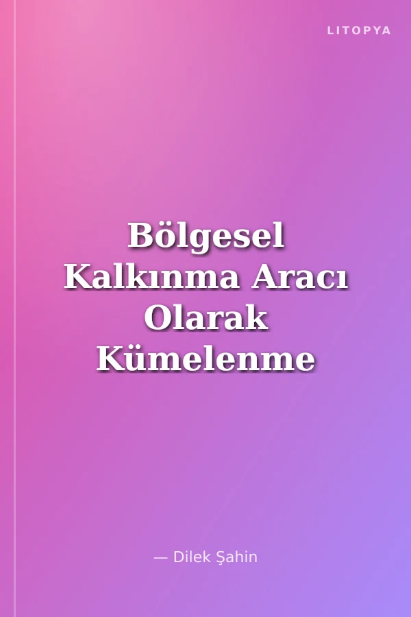 Bölgesel Kalkınma Aracı Olarak Kümelenme Olgusu