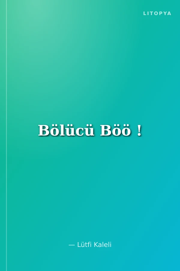 Bölücü Böö !