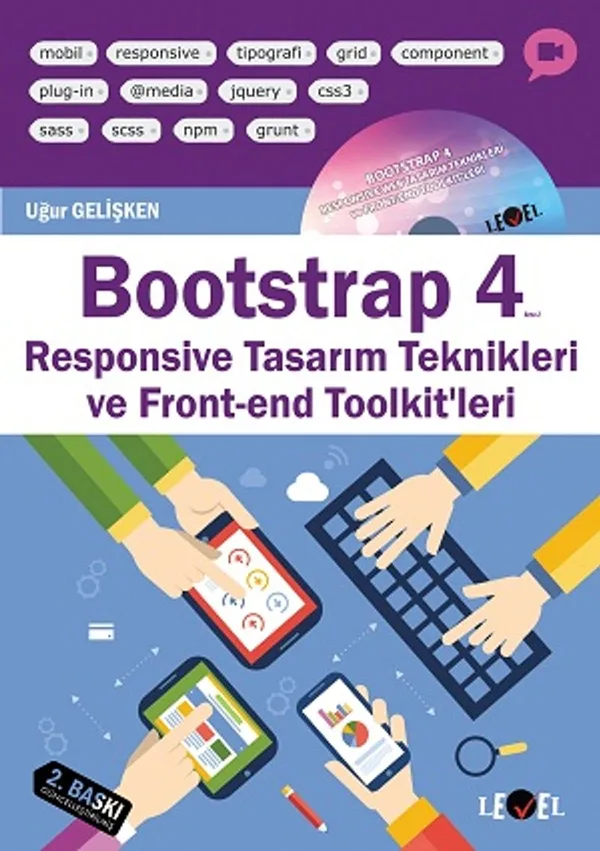 Bootstrap 4 (Cd Ekli) Responsive Tasarım Teknikleri ve Front-End Toolkit'leri