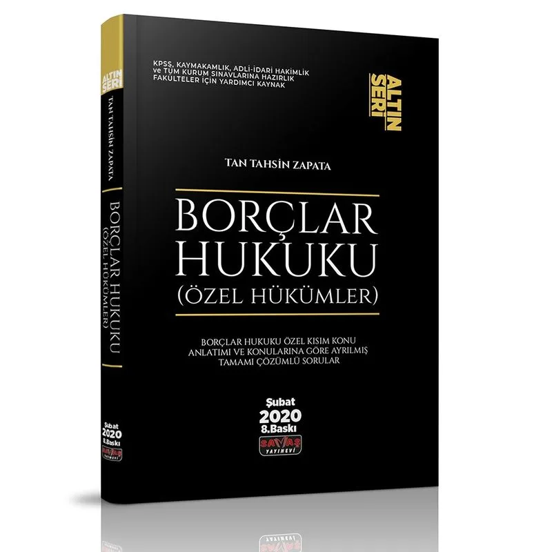 Borçlar Hukuku (Özel Hükümler)