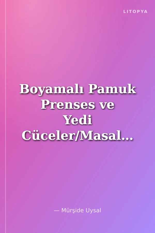 Boyamalı Pamuk Prenses ve Yedi Cüceler/Masallı Boyama Serisi/Büyük Boy
