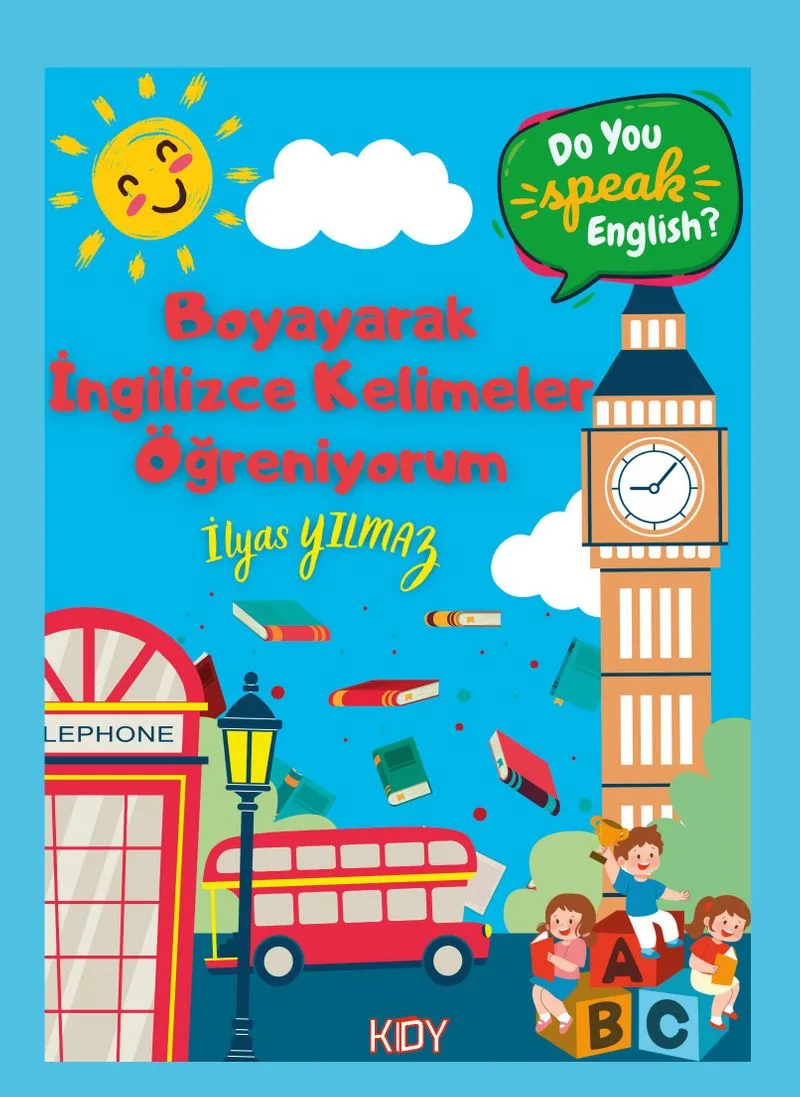 Boyayarak İngilizce Kelimeler Öğreniyorum