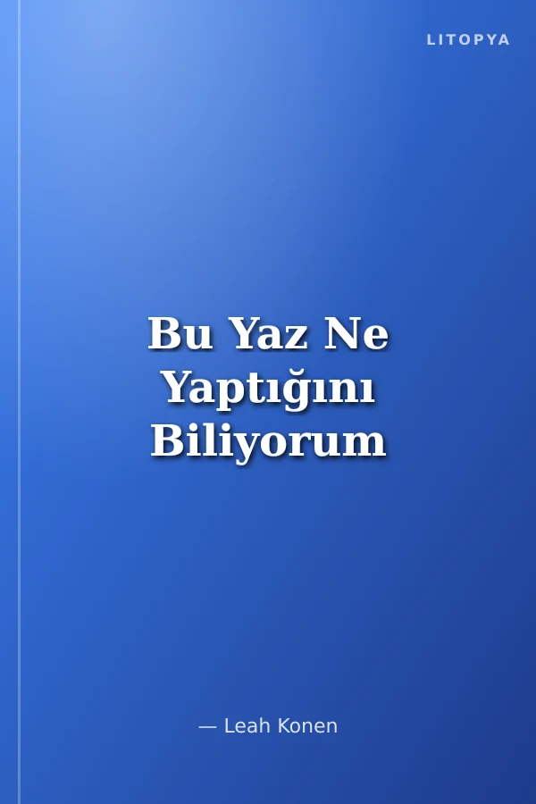 Bu Yaz Ne Yaptığını Biliyorum