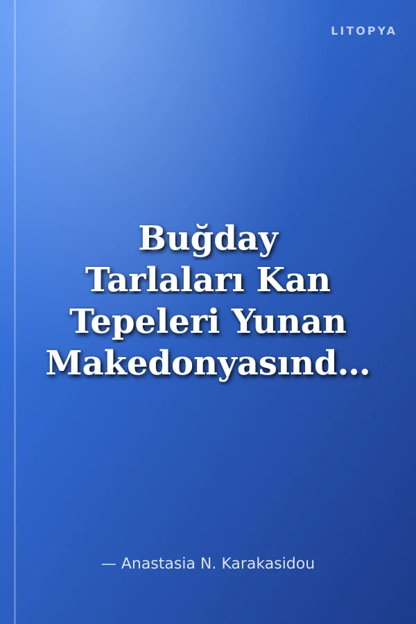 Buğday Tarlaları Kan Tepeleri Yunan Makedonyasında Millet Olma Aşamasına Geçiş Süreçleri 1870-1990