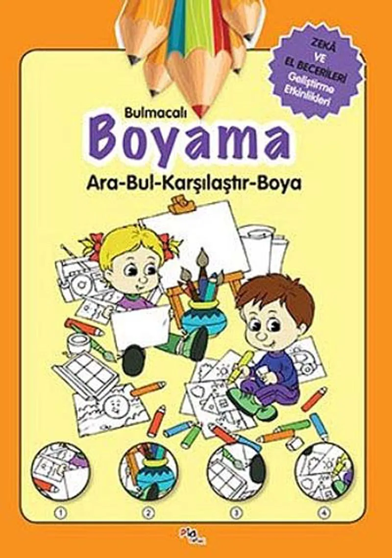 Bulmacalı Boyama Ara-Bul-Karşılaştır-Boya