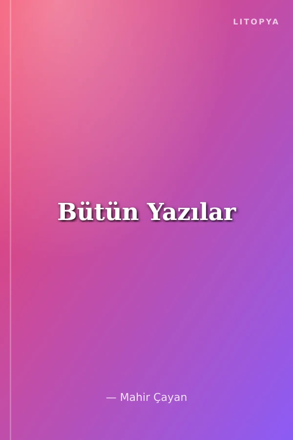 Bütün Yazılar