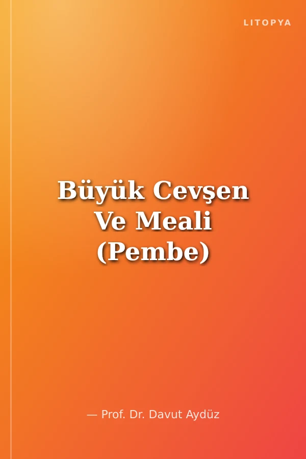 Büyük Cevşen Ve Meali (Pembe)