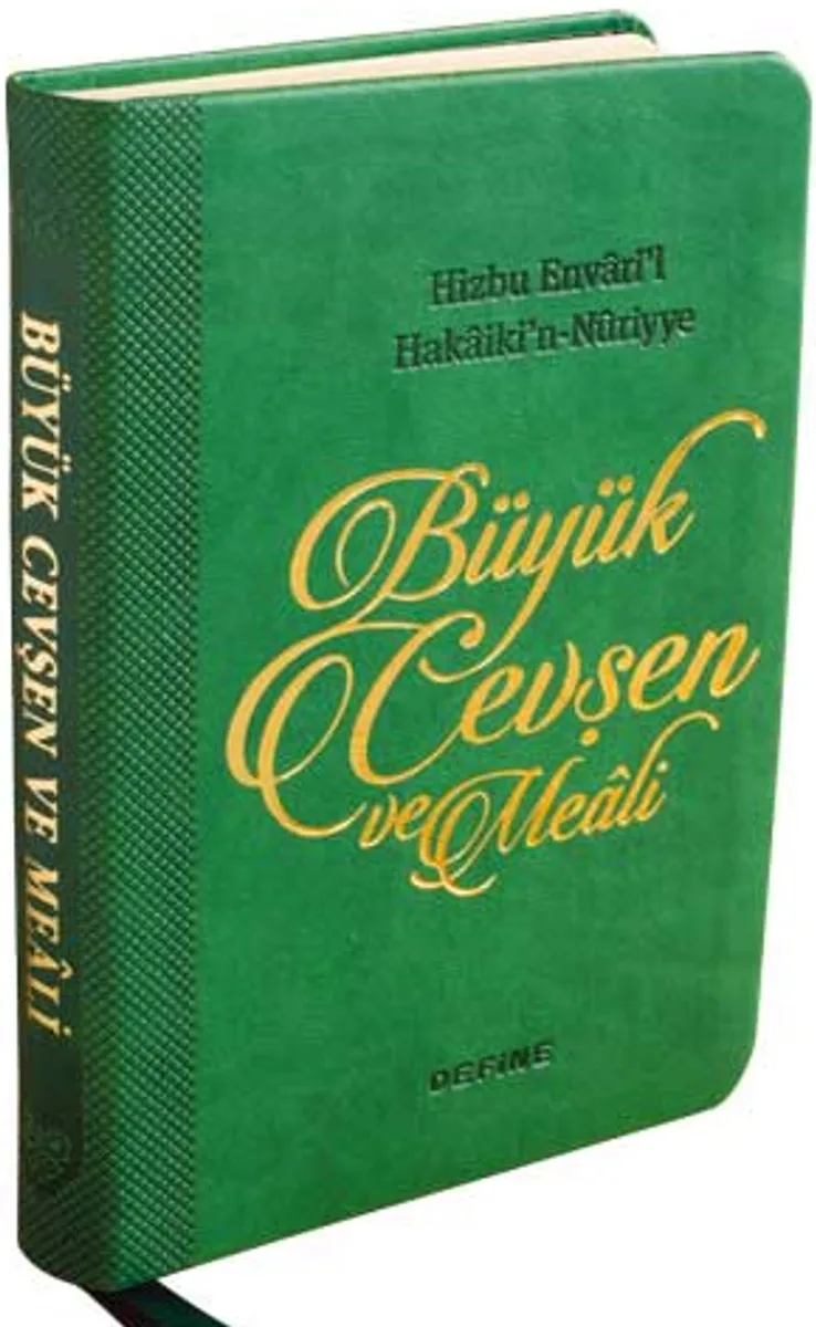 Büyük Cevşen Ve Meali (Yeşil) (14x21)