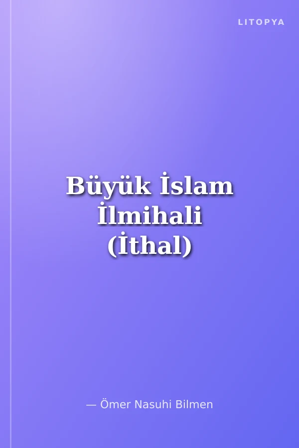 Büyük İslam İlmihali (İthal)