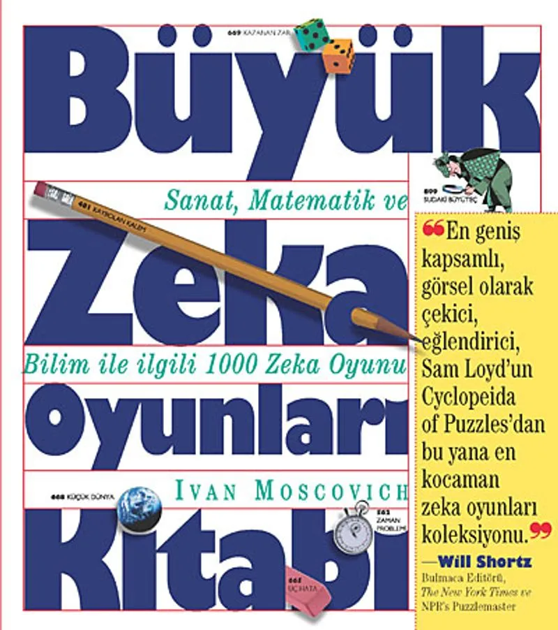 Büyük Zeka Oyunları Kitabı Sanat, Matematik ve Bilim ile İlgili 1000 Zeka Oyunu