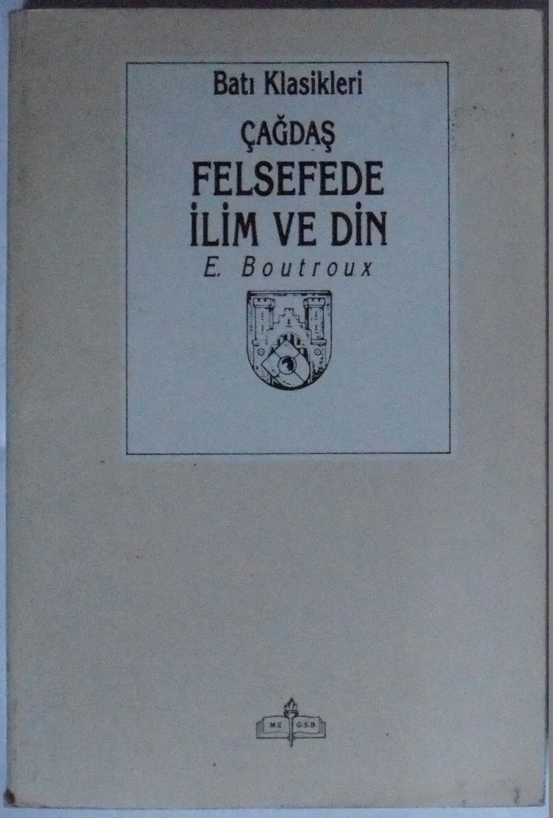 Çağdaş Felsefede İlim ve Din Kod: 11-E-15