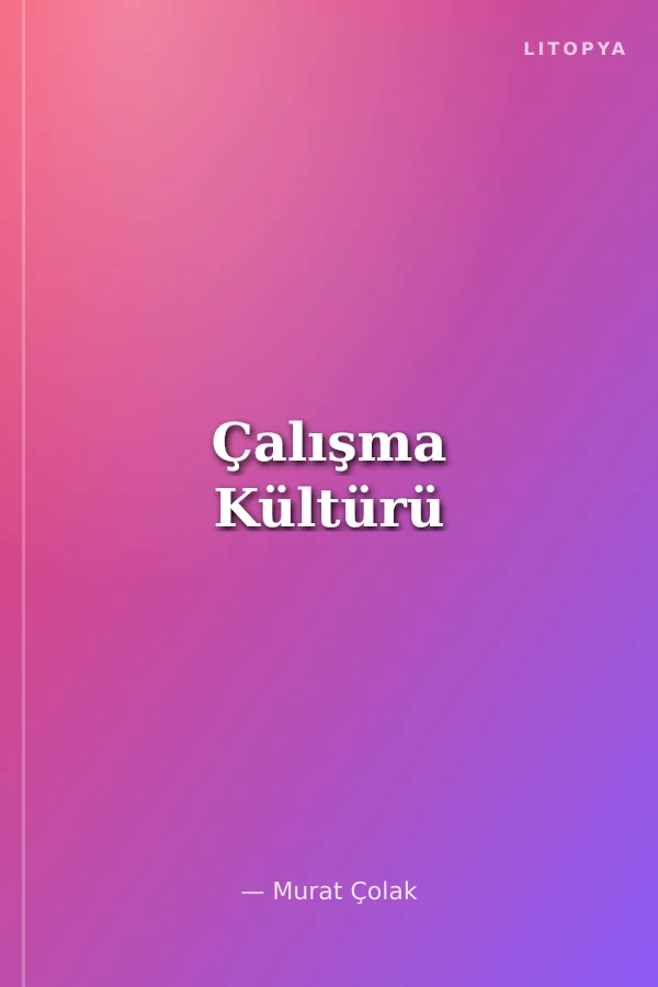 Çalışma Kültürü