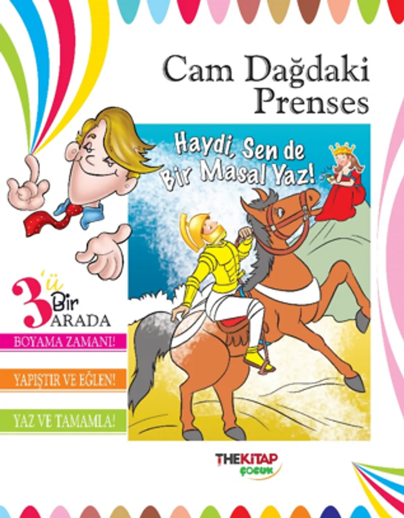 Cam Dağdaki Prenses (Üçü Bir Arada Etkinlik Kitabı)