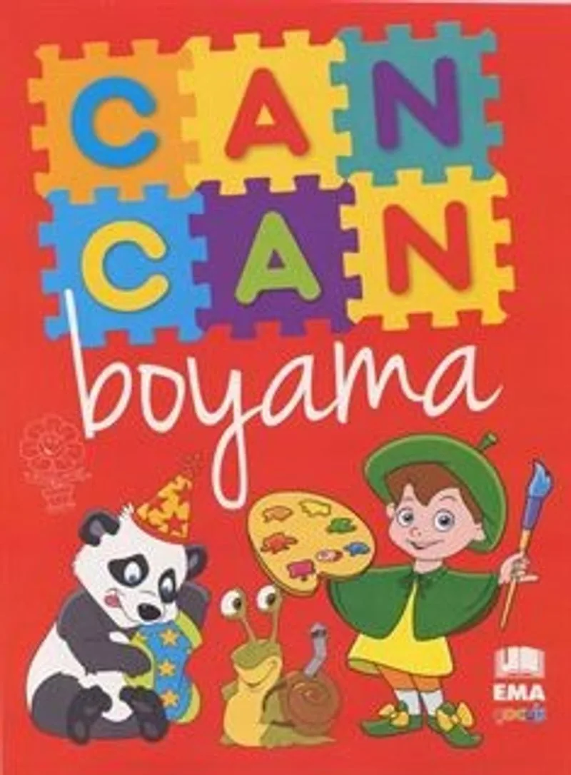 Can Can Boyama (Renkli Örnekli)