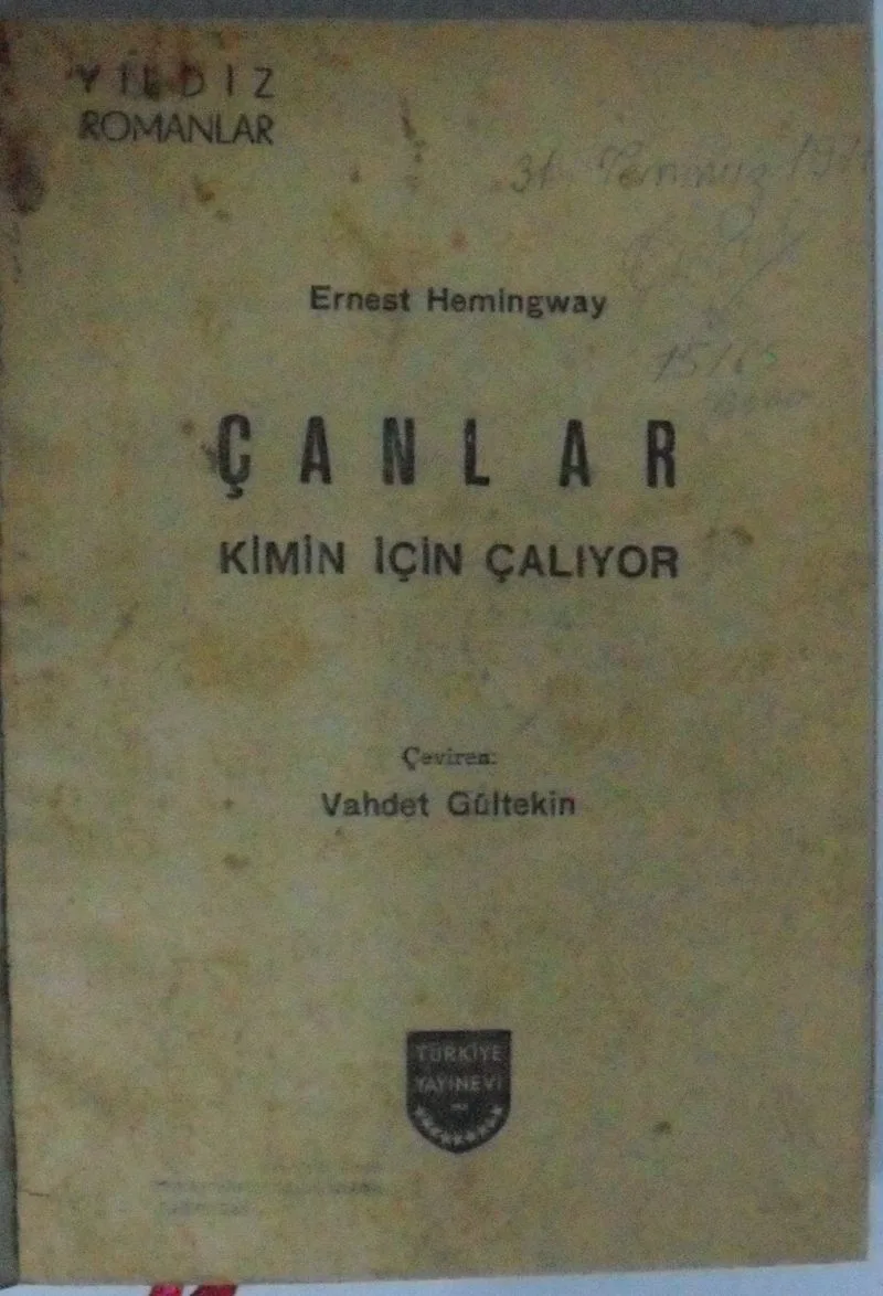 Çanlar Kimin İçin Çalıyor Kod: 10-H-6