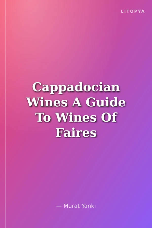 Cappadocian Wines A Guide To Wines Of Faires