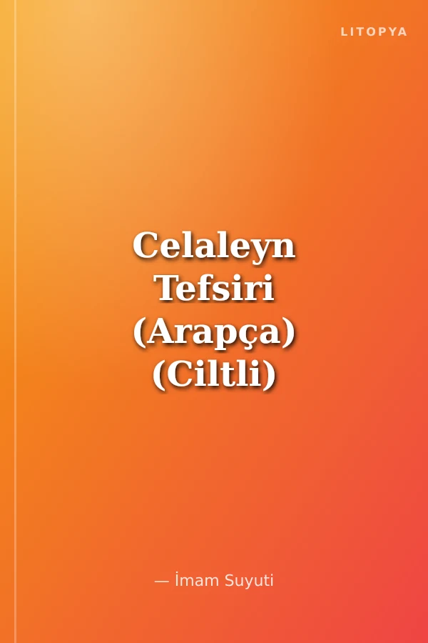 Celaleyn Tefsiri (Arapça) (Ciltli)