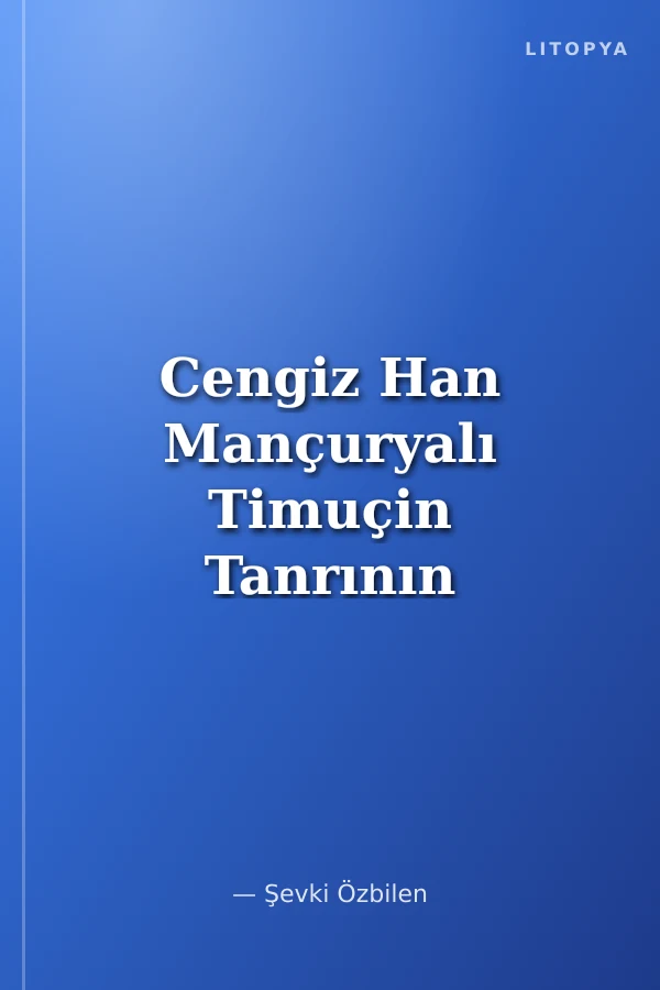 Cengiz Han Mançuryalı Timuçin Tanrının Cezası