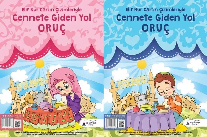 Cennete Giden Yol Oruç (Boyama Kitabı)