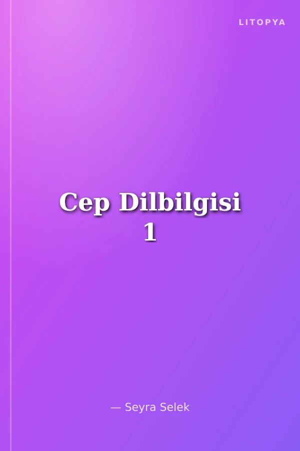 Cep Dilbilgisi 1