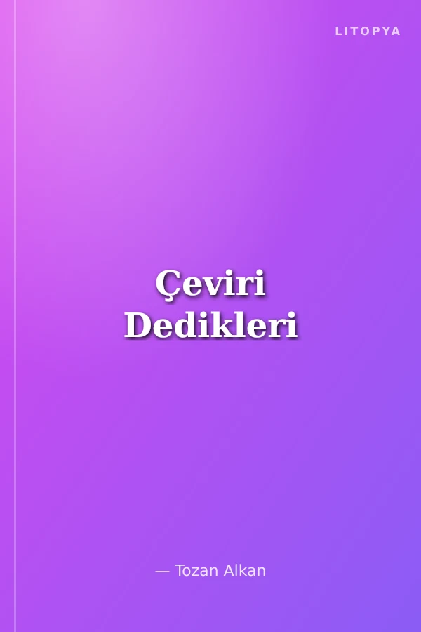 Çeviri Dedikleri