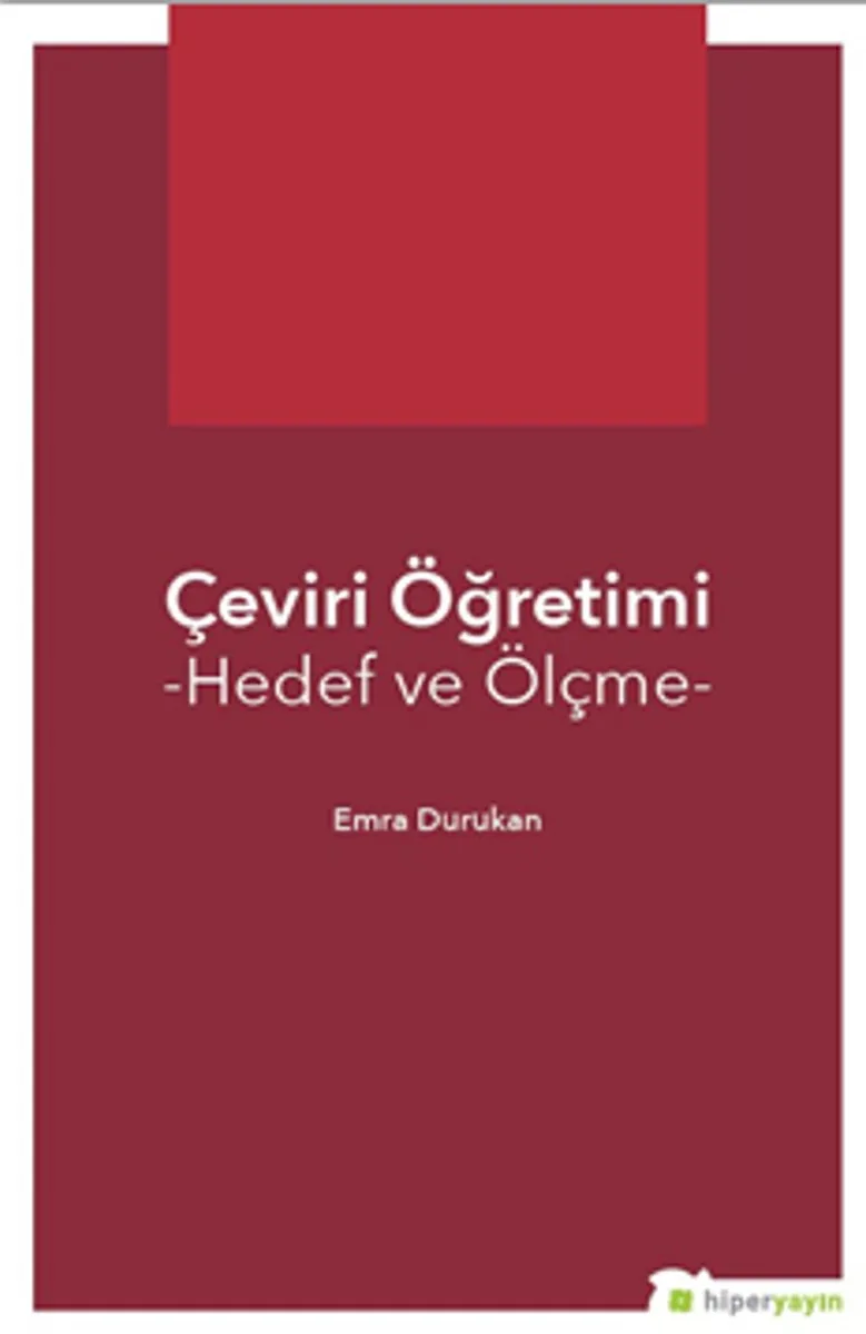 Çeviri Öğretimi Hedef ve Ölçme