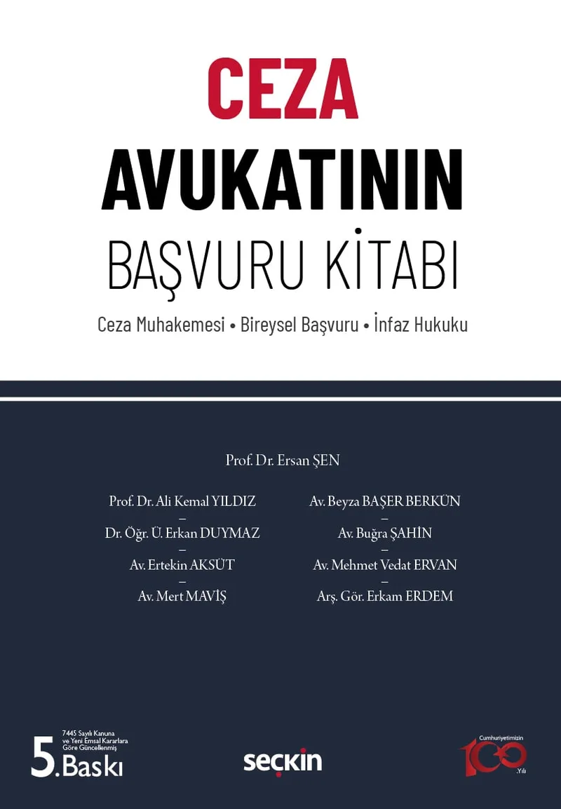 Ceza Avukatının Başvuru Kitabı