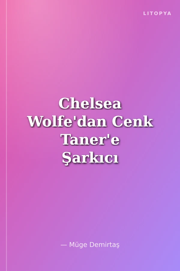 Chelsea Wolfe'dan Cenk Taner'e Şarkıcı Söz Yazarı / Singer Songwriter Seçkisi (Cilt 1)