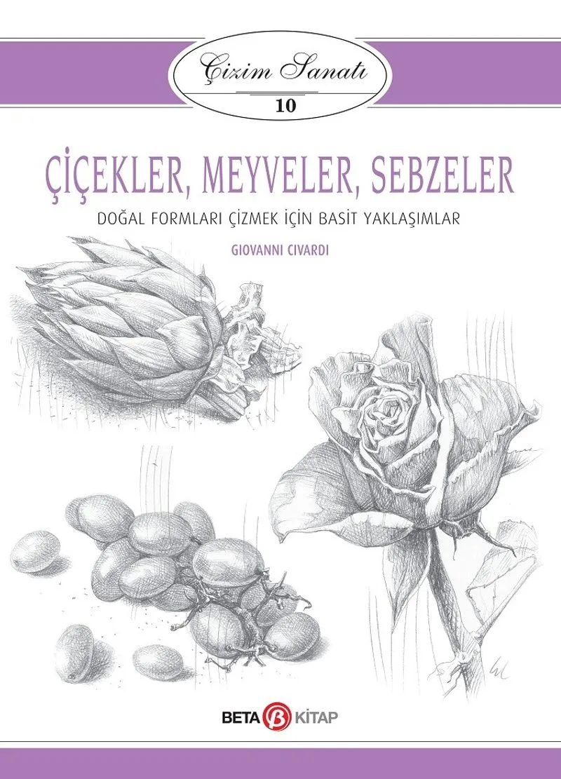 Çiçekler, Meyveler ve Sebzeler / Çizim Sanatı 10 Doğal Formları Çizmek İçin Basit Yaklaşımlar