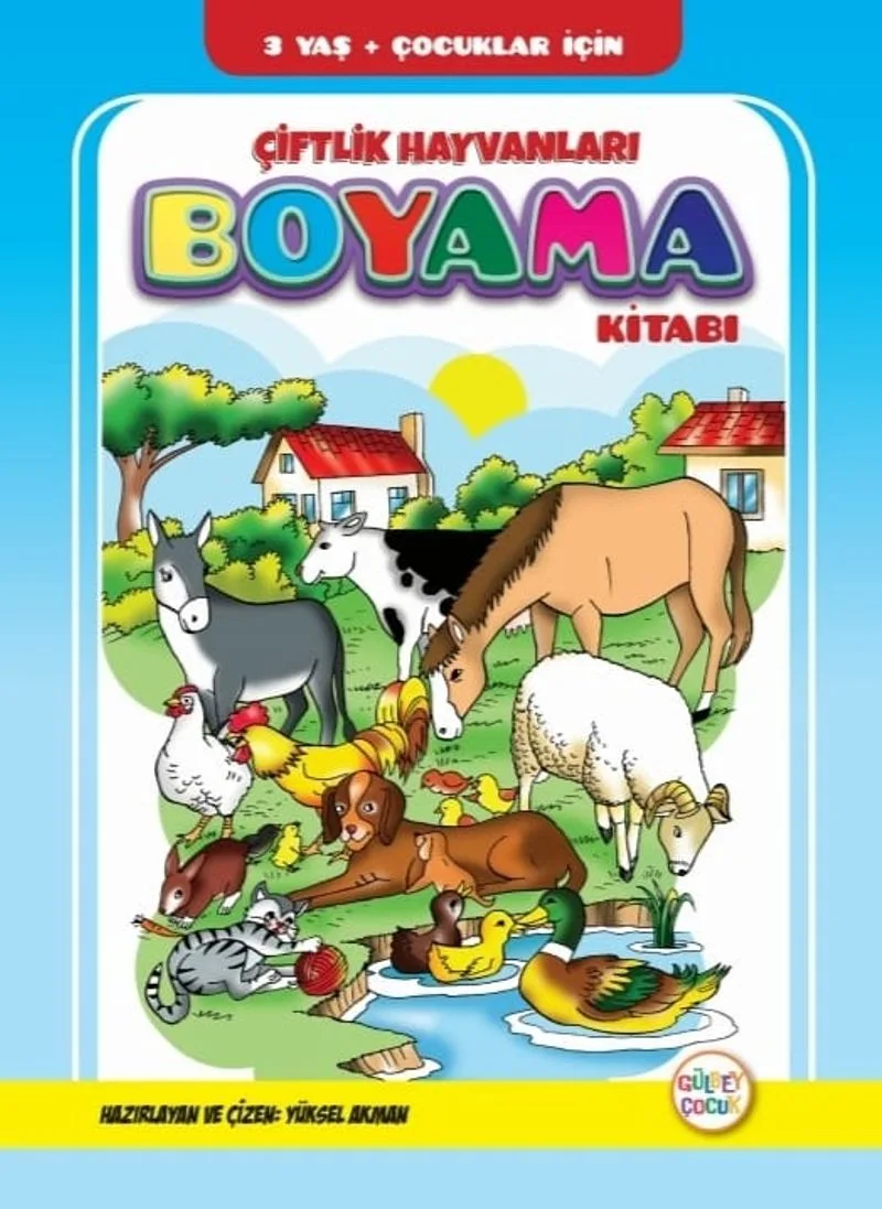 Çiftlik Hayvanları Boyama Kitabı