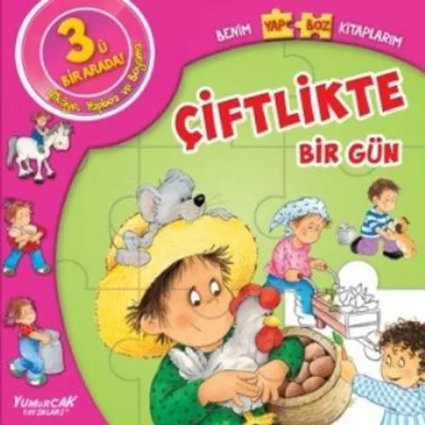 Çiftlikte Bir Gün / Benim Yapboz Kitaplarım