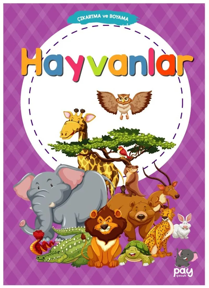 Çıkartma ve Boyama - Hayvanlar