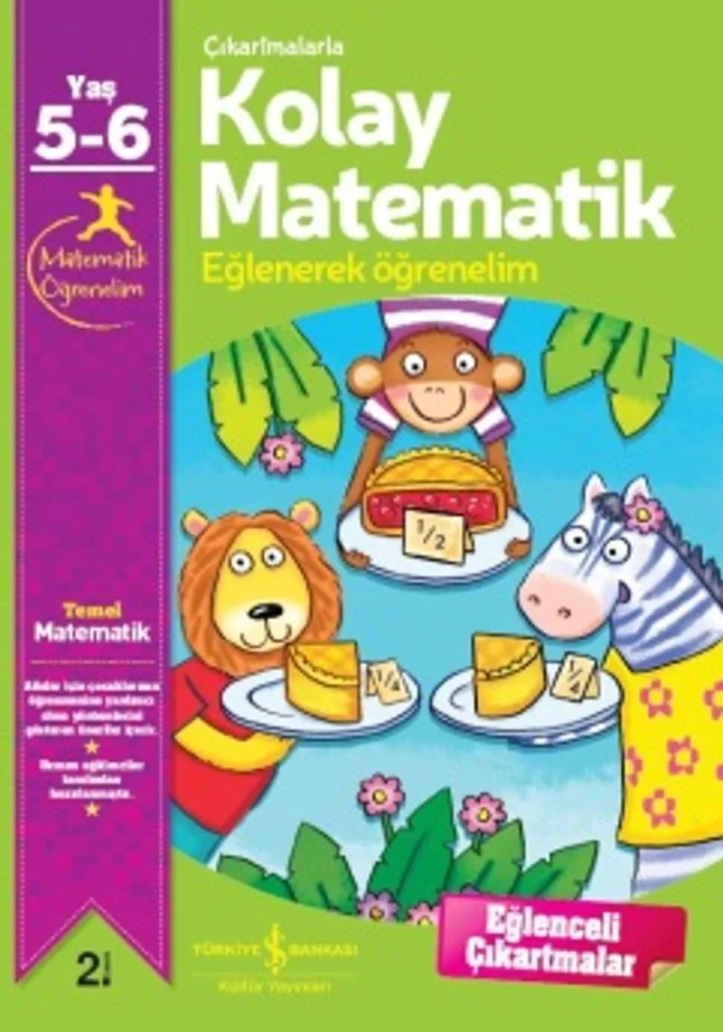 Çıkartmalarla Kolay Matematik 5-6 Yaş
