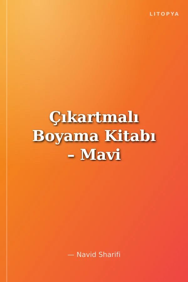 Çıkartmalı Boyama Kitabı – Mavi