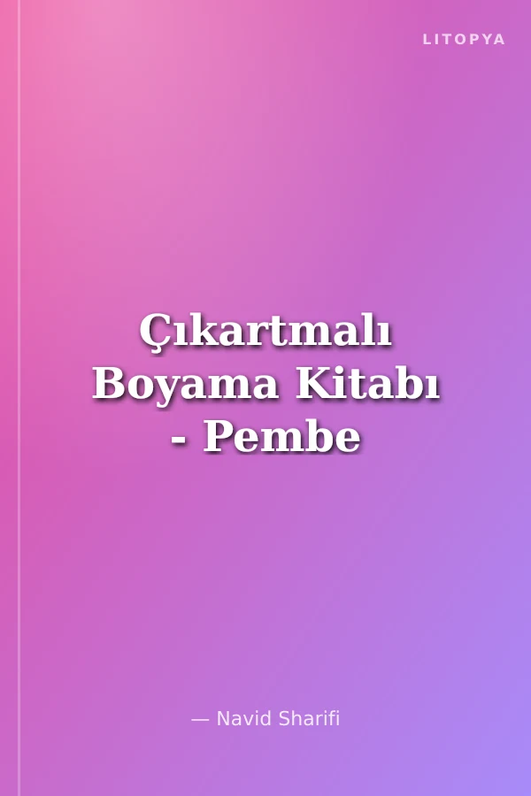 Çıkartmalı Boyama Kitabı - Pembe