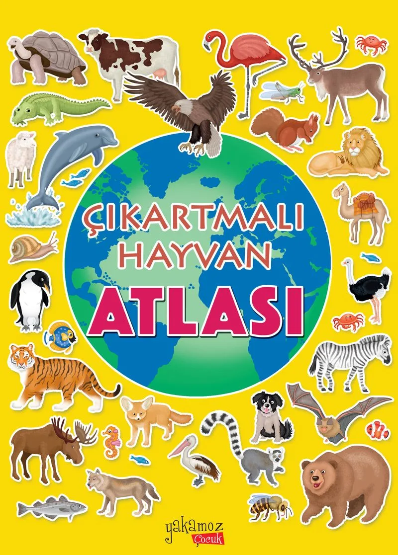 Çıkartmalı Hayvan Atlası