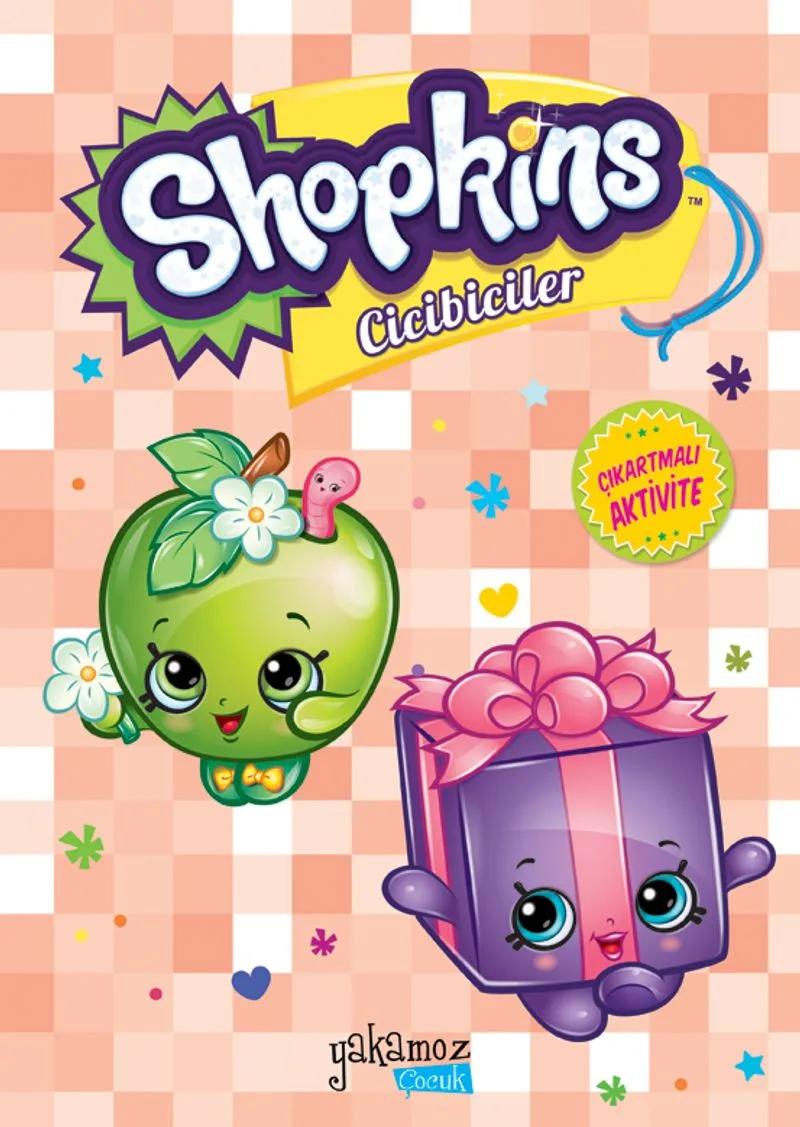 Çıkartmalı Shopkins Cicibiciler Aktivite (Turuncu)