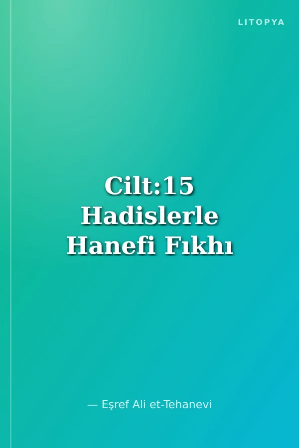 Cilt:15 Hadislerle Hanefi Fıkhı