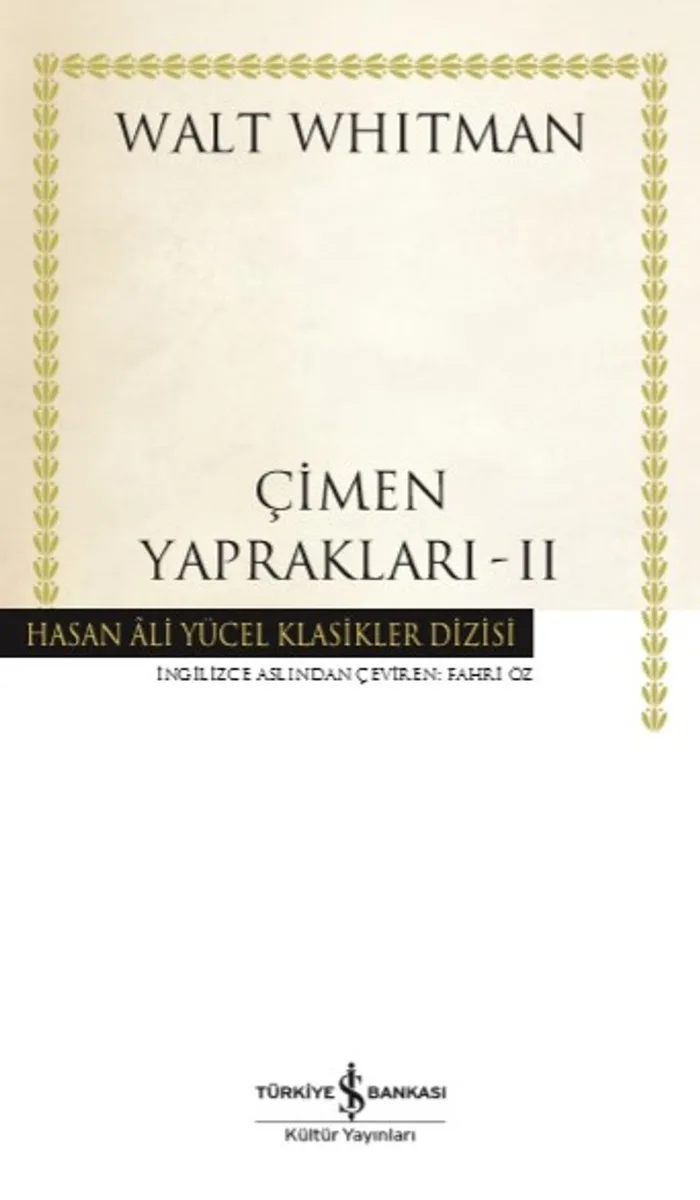 Çimen Yaprakları 2 (Ciltli)