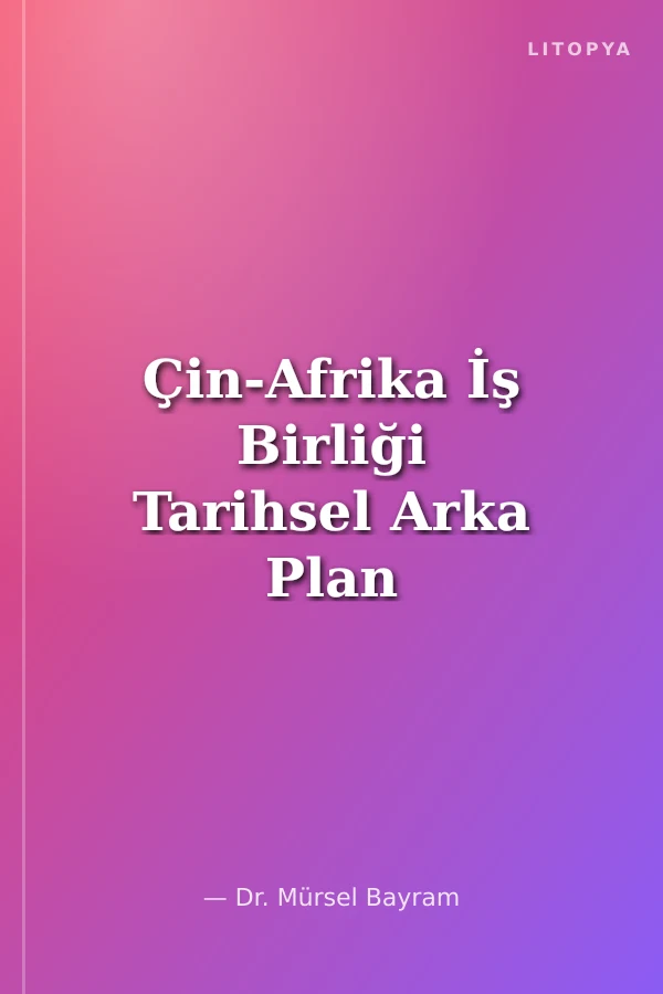 Çin-Afrika İş Birliği Tarihsel Arka Plan ve Temel Dinamikler